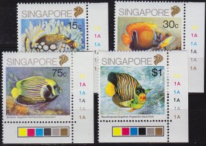 SINGAPUR SINGAPORE [1989] MiNr 0579-82 ( **/mnh ) Fische