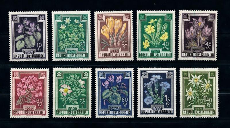 [78861] Austria Österreich 1948 Flora Flowering Plants  MNH