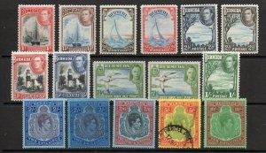 Bermuda - SG# 110 - 115, 116c, 116d, 117d, 118 Used     /     Lot 0424065