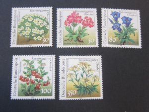 Germany 1991 Sc 1630-34 set MNH