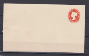 GB QV 4d Vermillion Postal Stationery Envelope BP8649