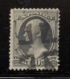 U.S. - Scott #154, Used, Cat. $275.00