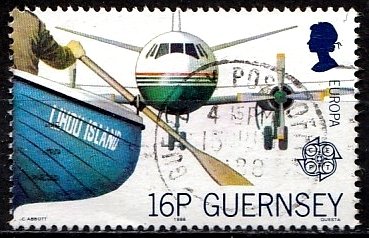 Guernsey 1987 SG. 421 used (10829)