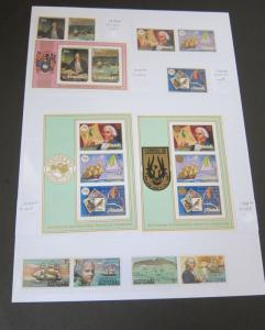 Aitutaki Captain Cook selected sets all MNH