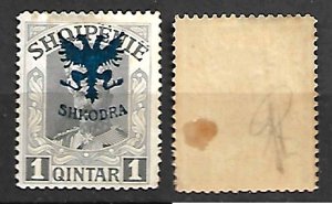 ALBANIA STAMPS 1920. Mi.#67. MNH