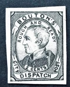 US Bouton's Express Local Post Stamp