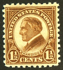 U.S. #582 MINT OG LH