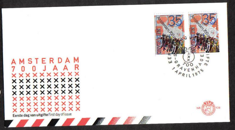 Netherlands 1975  FDC 138 Anniversaries