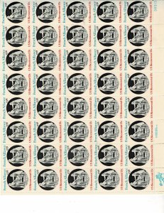 French Alliance Revolutionary War 13c US Postage Sheet #1753 VF MNH