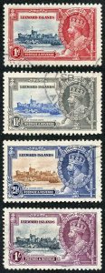 Leeward Is SG88/91 1935 Silver Jubilee Set of four fine used