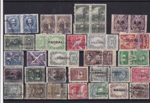 Mexico mixed early revenue Stamps Ref 15929