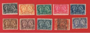 Canada #50//60    MVFH & VF used  Queen Victoria