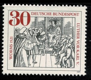 GERMANY 1971 450th ANNIVERSARY of DIET of WORMS SG 1578 MINT (NH) SUPERB