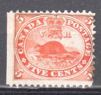 Canada #15 Mint Fine LH Beaver C$350.00