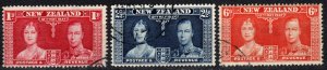 New Zealand #223-5 F-VF Used (X1119)