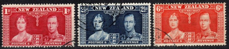 New Zealand #223-5 F-VF Used (X1119)