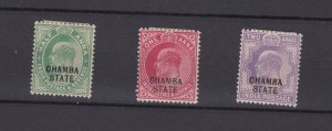 India Chamba State KEVII 1903 Set To 2 Annas MH BP6945