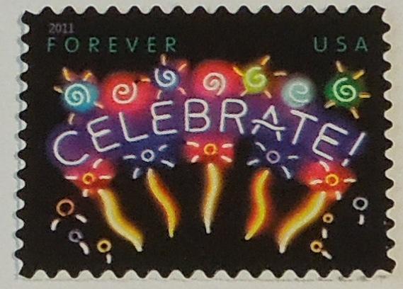 2011 Forever Celebrate Neon Scott 4502 Mint NH