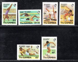 GAMBIA SC# 509-13 FVF/MOG