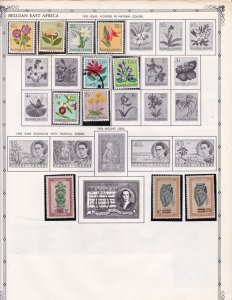 *KAPPYSSTAMPS BELGIUM EAST AFRICA COLLECTION 65+ STAMPS USED/MINT  BB5