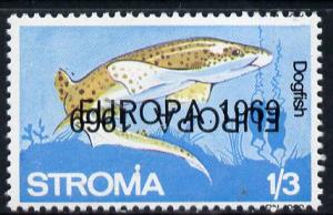 Stroma 1969 Fish 1s3d (Dogfish) perf single with 'Europa ...