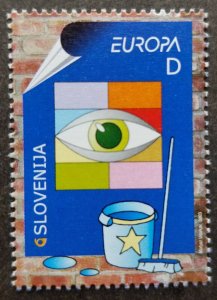 *FREE SHIP Slovenia Europa CEPT Posters 2003 Human Eye  (stamp MNH