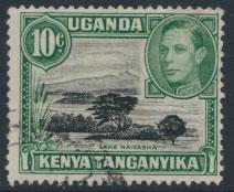 Kenya Tanganyika Uganda KUT SG 135c perf 13 x 12½   - Used  see details 