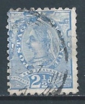 New Zealand #68 Used 2 1/2p Queen Victoria - Wmk. 62