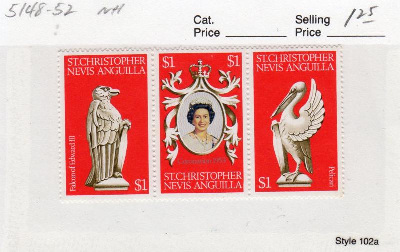 St Christopher/Nevis/Anguilla Coronation MNH