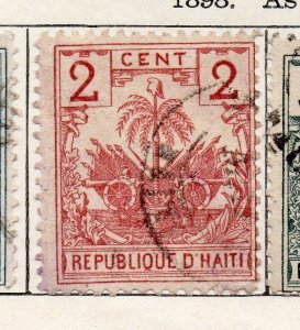 Haiti 1898 Early Issue Fine Used 2c. 119956