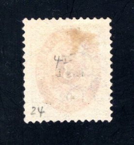 Danish West Indies #24,  F/VF,  Used,   CV $27.50 ....1630020