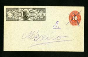 Mexico Stamps on Hidalgo Cover