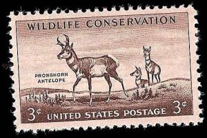 # 1078 MINT NEVER HINGED PRONG HORN ANTELOPE