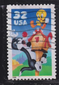 United States 3204a Sylvester & Tweety Bird 1998