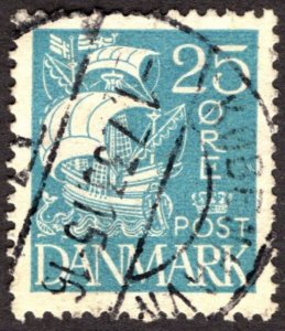1927, Denmark 25ö, Used, Sc 194