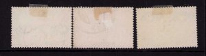 Norway 96-98 Constitutional Assembly of 1814 Used Stamp Set 1914