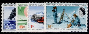 BRITISH ANTARCTIC TERRITORY QEII SG20-23, 1969 25th anniv set, NH MINT.