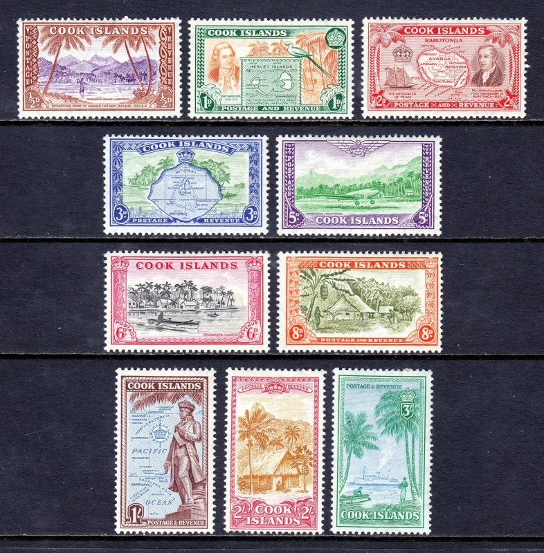 Cook Islands - Scott #131-140 - MH - See description - SCV $47