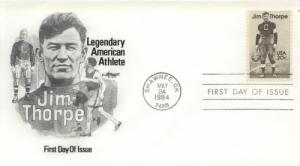 1984 Jim Thorpe (Scott 2089) Artmaster FDC