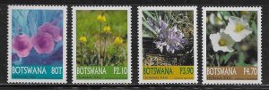 Botswana Scott #'s 794 - 797 MNH