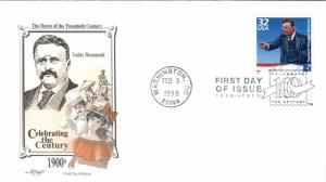 #3182b Theodore Roosevelt Artmaster FDC