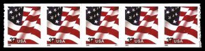 PCBstamps  US #3633B CPS5 $1.85(5x37c)Flag, (P1111), MNH, (4)