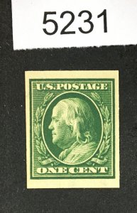 MOMEN: US STAMPS # 383 MINT OG VLH LOT #J 5231