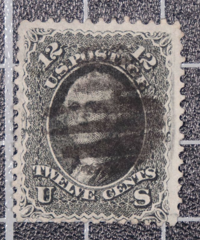 Scott 69 - 12 Cents Washington - Used - Nice Stamp - SCV - $95.00 