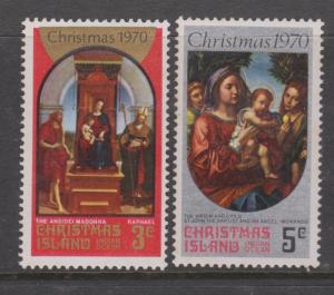 Christmas Island 1970 Sc#35-36 MNH