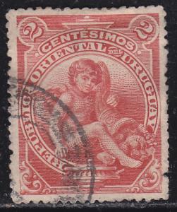 Uruguay 157 Eros & Cornucopia of Fruit 1901