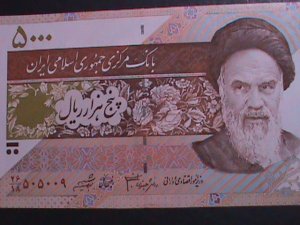 ​IRAN- BANK OF MARKAZI IRAN-5000 RIALS UN CIRCULATED BANK NOTE XF HARD TO FIND