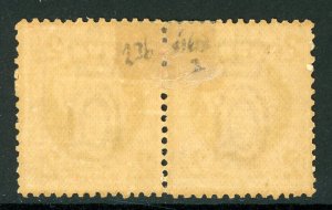 Queensland  1898 2½p  Rose SG 236 Pair Mint D414 ⭐⭐⭐⭐⭐⭐