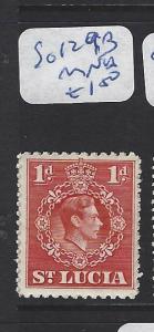 ST LUCIA (P3006B) KGVI   1D  SG 129B   MNH