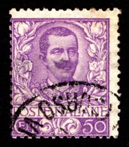 1901, Italy, 50c, King Vittorio Emanuele III, Used, Sc 85